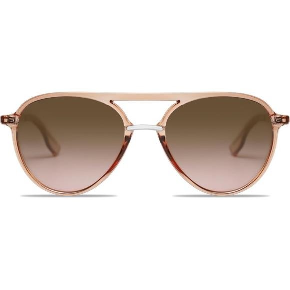 Aviator Polarized Sunglasses for Women Men Double Bridge - Picture 1 of 5